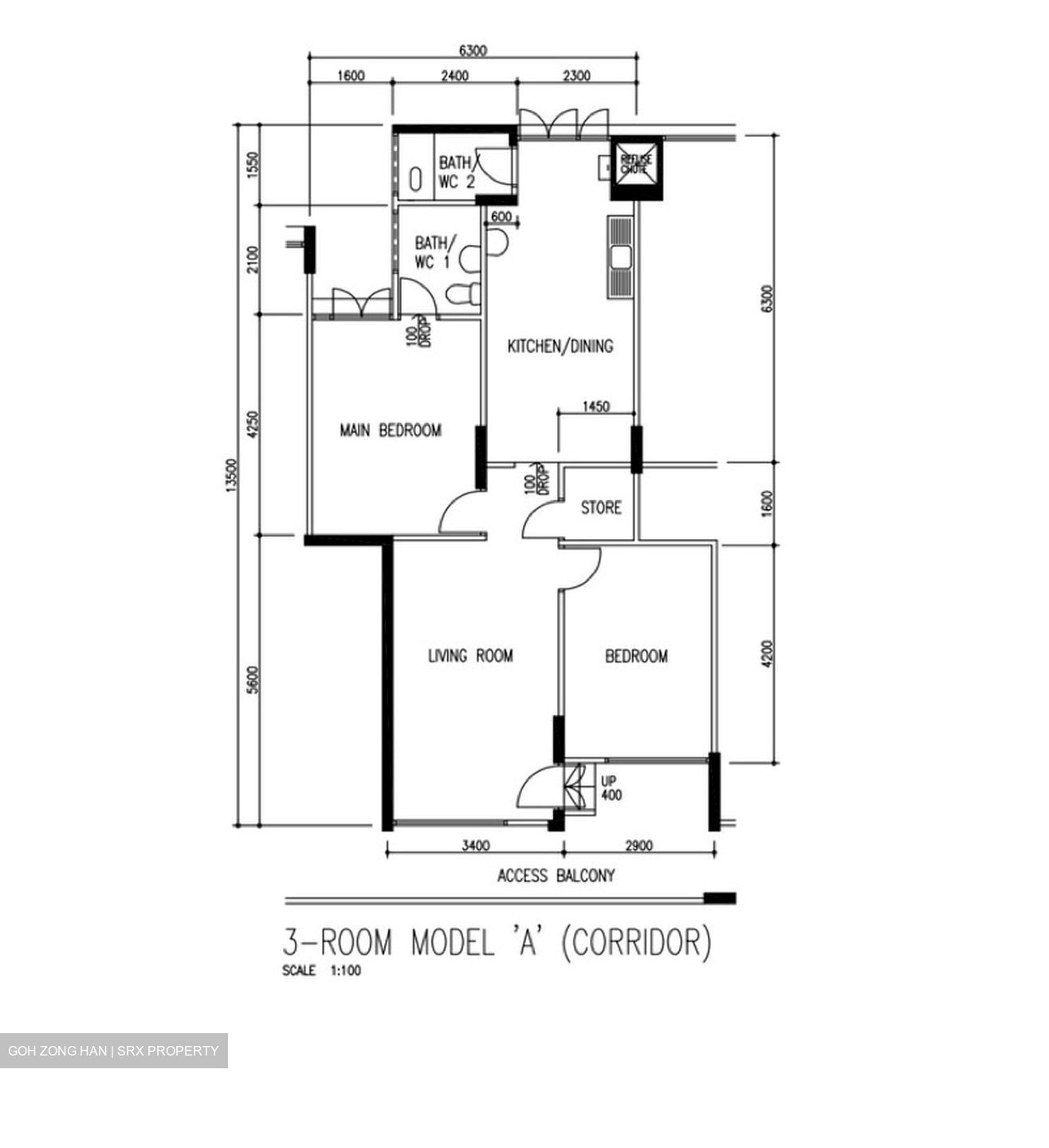 Blk 377 Bukit Gombak Vista (Bukit Batok), HDB 3 Rooms #602288381
